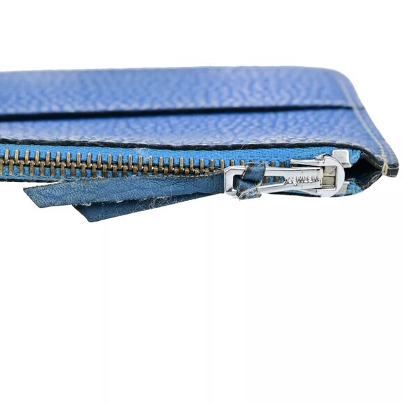 AUTHENTICITY GUARANTEED HERMES Logo Dogon GM Bicolor Long Wallet Purse - Picture 9 of 15